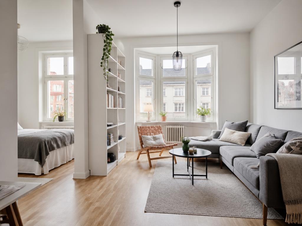 Interiörbild från exempelbostad – Södermalm, Stockholm